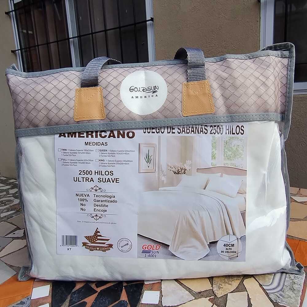 Juego de Sábanas 2500 hilos Goldsun - Queen
