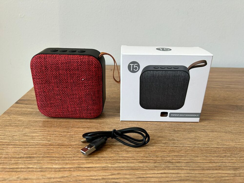 Mini Parlante Portátil Only T5 Rojo Tecnología Electrodomésticos y mucho más
