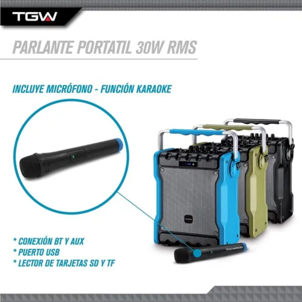 Parlante Tagwood 8"