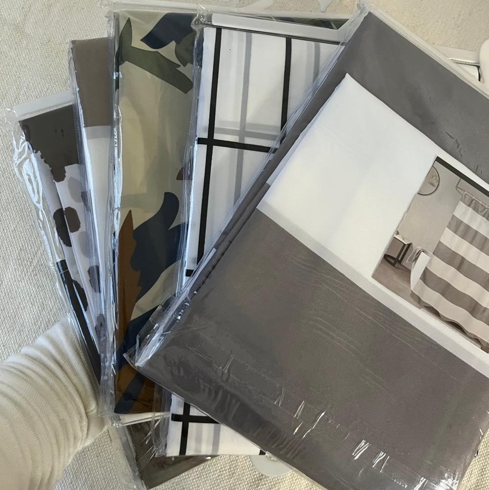 Cortinas de baño de teflon - 1,80 m x 1,80 m