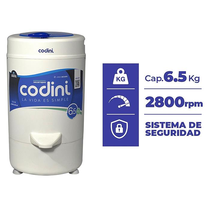 Secarropas Codini de 6.5 Kg
