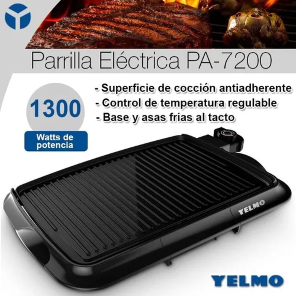 Parrilla electrica Yelmo PA-7200