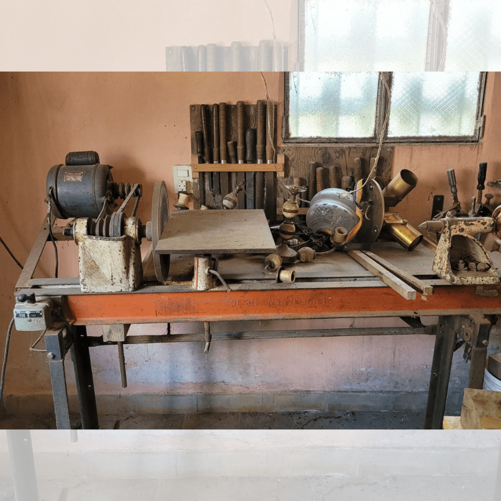 Torno para madera de dos puntas - Usado