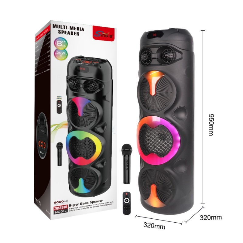 Parlante Portátil Sing-e 8"